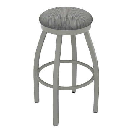Holland Bar Stool Co 25" Swivel Counter Stool, Nickel Finish, Graph Seat 80225AN020